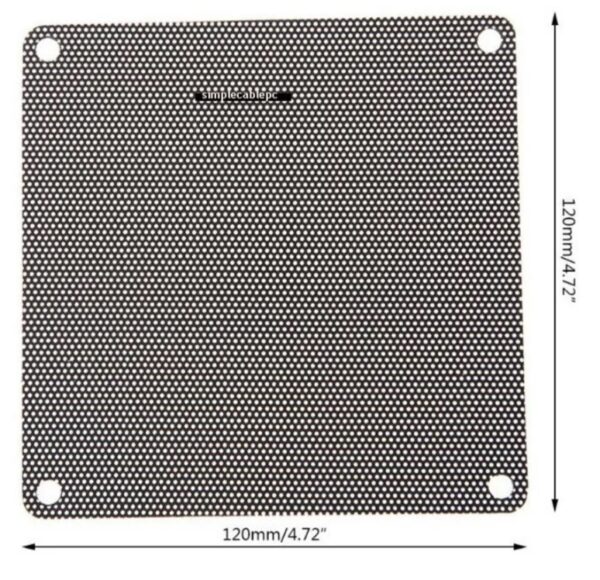 Filtro Pc Malla Antipolvo 120mm Computador Pc- Protector X5