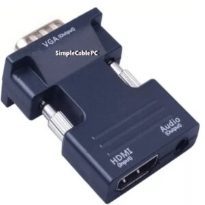 Hdmi a Vga - Hdmi Hembra a Vga Macho