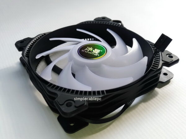 Ventilador 120 Mm Rgb Fijo Led - Fan Cooler 120 Mm - 4 Pin - Image 2