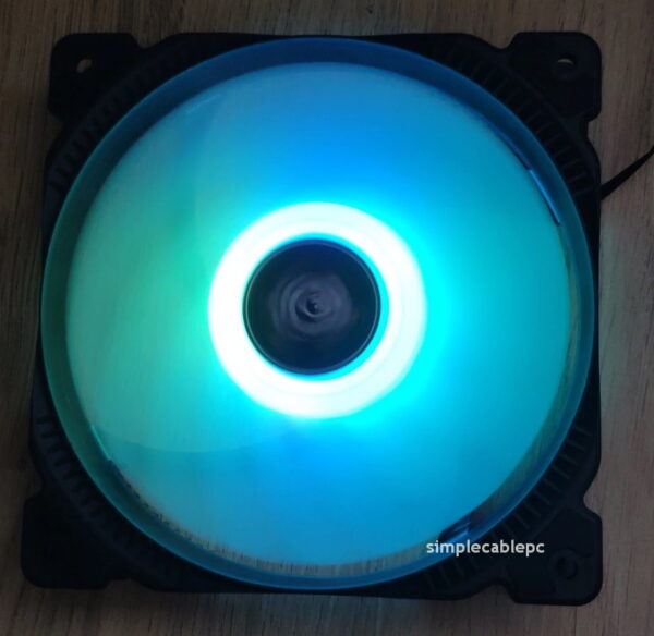 Ventilador 120 Mm Rgb Fijo Led - Fan Cooler 120 Mm - 4 Pin - Image 3