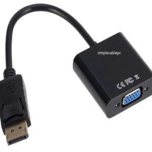 Cable Displayport A Vga / Adaptador Display Port A Vga