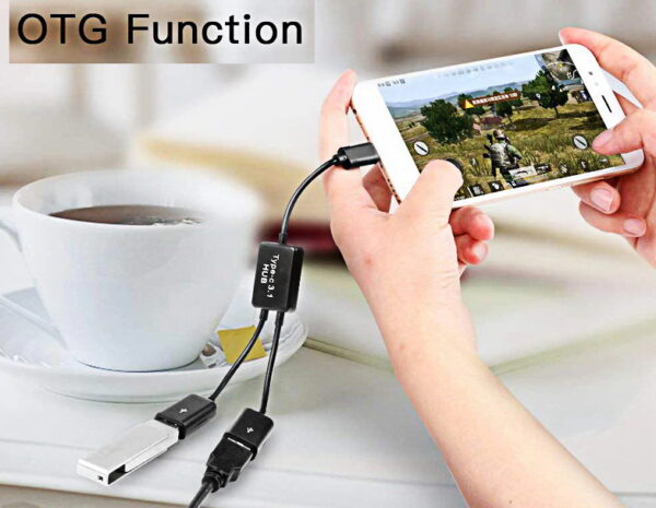 Hub Usb Tipo C - Otg Tipo C - a 2 Puertos Usb - Image 2