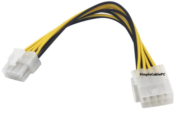 Cable Extensión Eps 8 Pin A 8 Pin 12 V  Cpu Motherboard