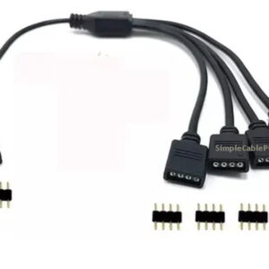 Cable Rgb Splitter 4 Pines-4 Vías- Cinta Led -ventiladores