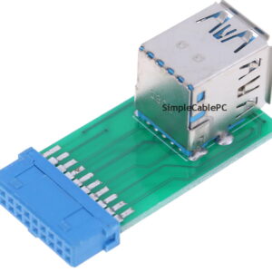 Adaptador Usb 3.0 Interno Placa Madre Motherboard 20 Pines