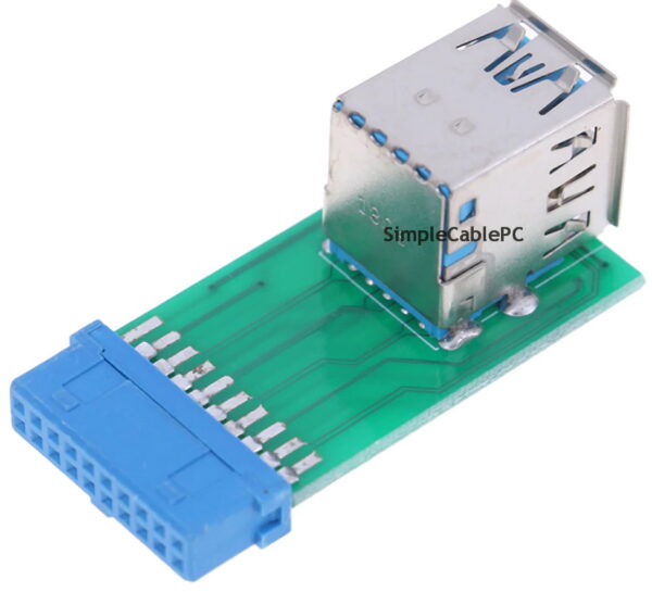Adaptador Usb 3.0 Interno Placa Madre Motherboard 20 Pines