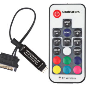 Controlador Rgb Sata Control Remoto - 4 Pin 12 V Cinta Led