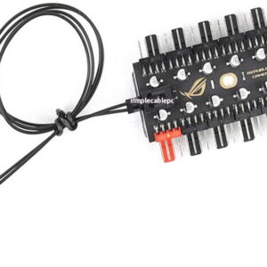 Hub Ventilador Molex a 4 Pin / 3 Pin- Pwm Para P- 10 Vias