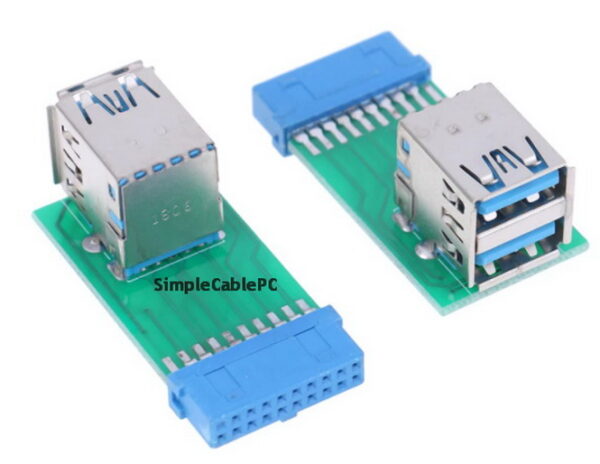 Adaptador Usb 3.0 Interno Placa Madre Motherboard 20 Pines - Image 2
