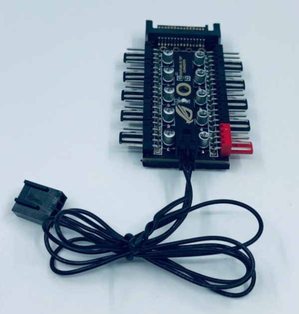 Hub Ventilador Sata A 4 Pin / 3 Pin- Pwm Para Pc- 10 Vias - Image 2