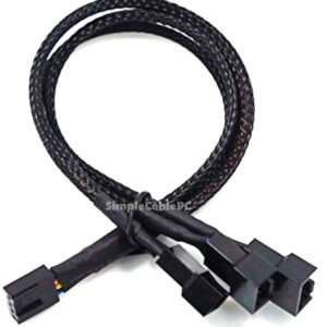 Cable Pwm 4 Pines, Splitter Cooler Para 3 Ventilador 3-4pin