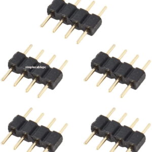Conector Rgb Macho 4 Pines x5 Unidades