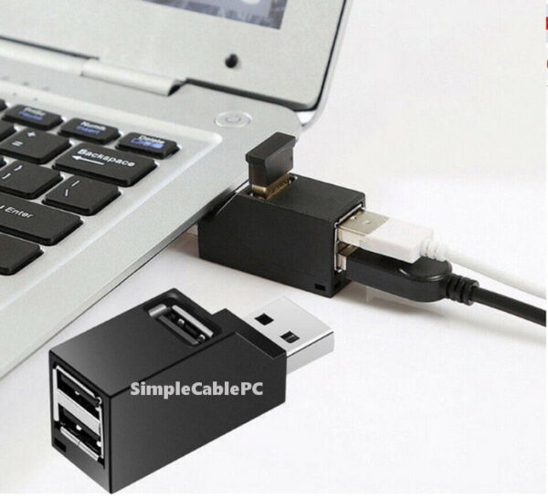 Hub Usb 2.0 - 3 Puertos - Multipuertos Usb 2.0 - Image 2