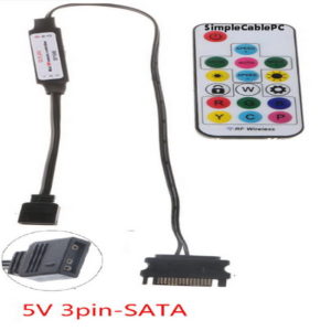 Controlador Argb Sata A 5v - 3 Pines- Cinta Led - Control