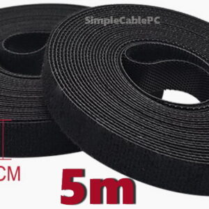 Organizador De Cables Velcro 5 Metros Largo X 1 Cm Ancho