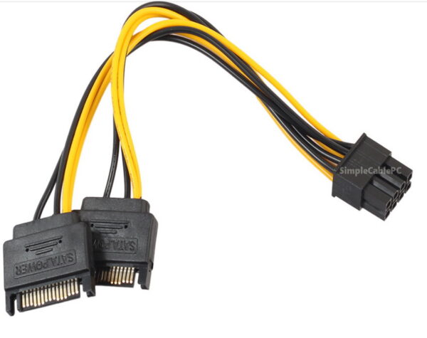 Cable Sata Pcie A 8 Pines Tarjeta Grafica - Sata A 8 Pin