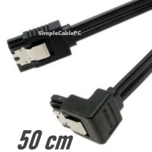 Cable Sata a Sata en L - 6gb/s Sata III - 50cms