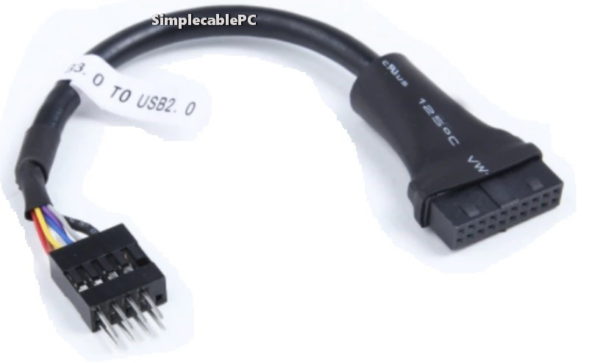 Cable Convertidor Usb 3.0 A Usb 2.0 - Motherboard - Image 2