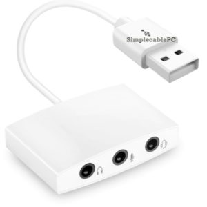 Tarjeta De Sonido Usb 7.1 Virtual Audio Microfono 3 Puertos