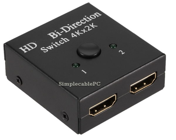 Multiplicador Splitter Hdmi 1 Entrada X 2 Salida, 1080 4k 2k