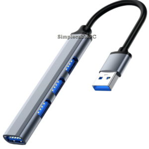 Hub Usb 3.0 - 4 Puertos Compatible Windows Mac Multipuertos