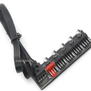 Hub Ventilador 3 Pines 4 Pines- Pwm 5 Vias Para Pc