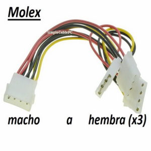 Multiplicador Conector Molex X3
