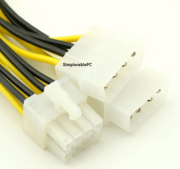 Cable Molex A 8 Pines Eps Motherboard Cpu - Image 2