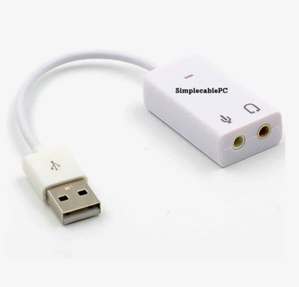 Tarjeta De Sonido Usb Externa Virtual 7.1 Audio Microfono