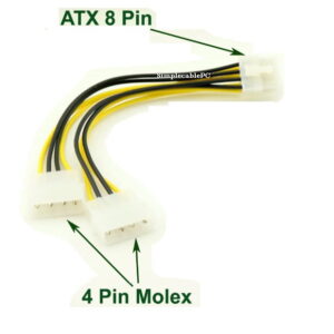 Cable Molex A 8 Pines Eps Motherboard Cpu