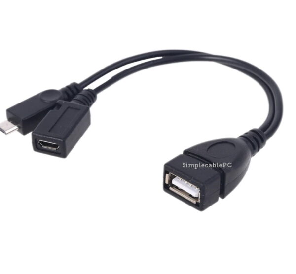 Adaptador Cable Usb Otg Micro Usb Firestick Tablet Celular