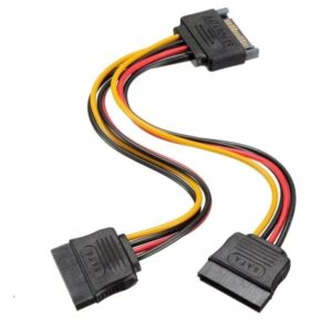 Cable Sata Macho a dos Hembra - Multiplicador Sata Energia