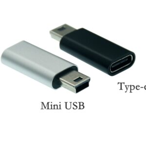 Adaptador mini usb tipo B, a usb tipo C