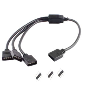 Cable Rgb Splitter 4 Pines-3 Vías- Cinta Led -ventiladores